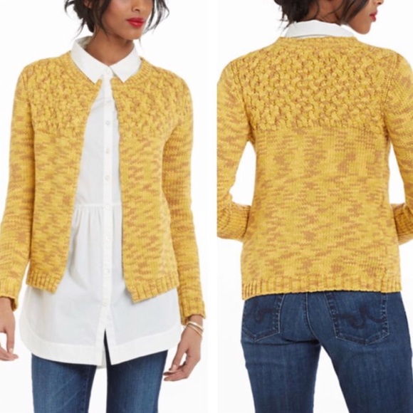Anthropologie Sweaters - Anthropologie Sparrow Lodi Mustard Cardigan